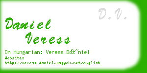 daniel veress business card